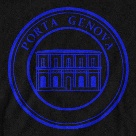 MAGLIETTA PORTA GENOVA NERAZZURRA